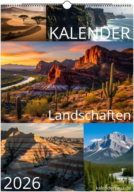 Landschaften Wandkalender 2026